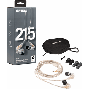 Shure SE215 PRO Earphones EAC64 - CLEAR