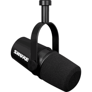 Shure XLR/USB SPEECH MICROPHONE, BLACK