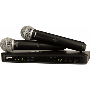 Shure BLX288-PG58 dual receiver med 2x PG58