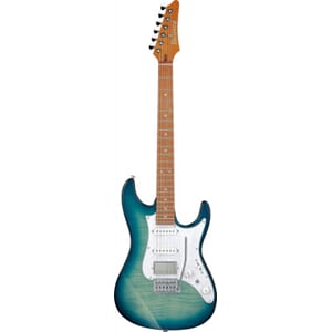 Ibanez AZ22S1F-TXB Transparent Turquoise Burst