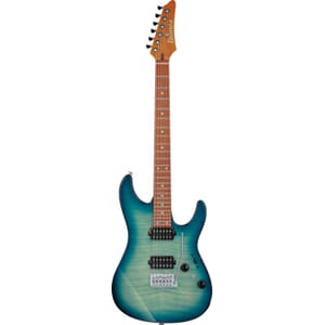 Ibanez AZ24S1F Transparent Turquoise Burst