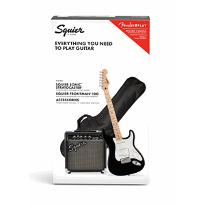 SQUIER SONIC STRAT PACK BLACK