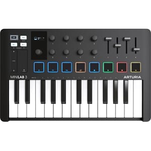 ARTURIA Minilab-3-BK USB Controller Keyboard, Black