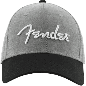 Fender Hipster Gray and Black One Size Fits Most - Caps